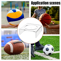 Soportes de acrílico para balones deportivos de fútbol.&nbsp;ODIS-WH0043-310