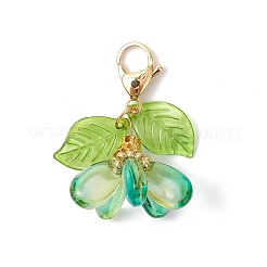 Подвески из цветочного стекла украшения&nbsp;HJEW-MZ00213