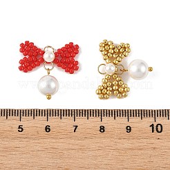 Pendenti con perline di vetro&nbsp;PALLOY-MZ01383