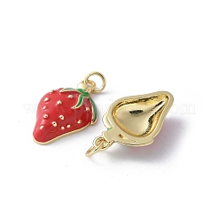 Pendentifs d'émail en laiton &nbsp;KK-D336-04G-02