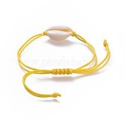 Bracciali di perline intrecciati con fili di nylon regolabili&nbsp;BJEW-JB05119-04