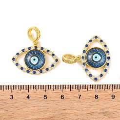 Подвеска из латуни с микропаве из кубического циркония&nbsp;KK-H486-20G-05