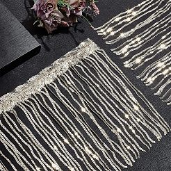 1 brin de bordures en dentelle à pompons en polyester&nbsp;OCOR-OC0001-12