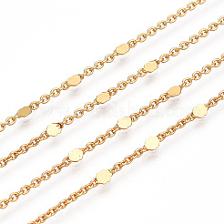 Латунные плоские круглозвенные цепи&nbsp;CHC-TAC0009-03G