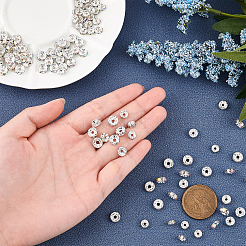 Perline distanziatrici con strass in ottone stile 150 pz 3&nbsp;RB-SC0001-05