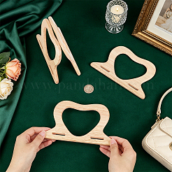 Poignées de sac en bois&nbsp;FIND-WH0139-905