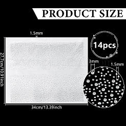14 lámina de vinilo de transferencia HTV con rhinestone de vidrio&nbsp;DIY-FG0010-29E