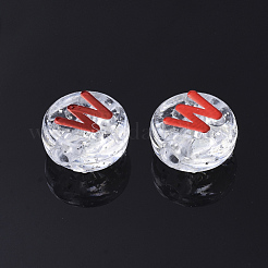 Placcatura perline acrilico trasparente&nbsp;MACR-T032-03D