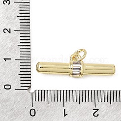 Pendentifs en zircone cubique clair en laiton&nbsp;CU-CBA7D5E-03C-G