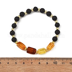 3 braccialetto con ciondoli in acciaio inossidabile 304 e ottone&nbsp;BJEW-JB14082