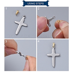 Защелкивающиеся дужки из нержавеющей стали 304&nbsp;LS-X-STAS-L226-053G