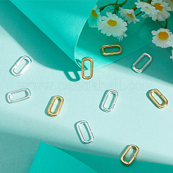 10 шт. 2-х цветные латунные кольца для пружинных затворов&nbsp;KK-BBC0018-26B