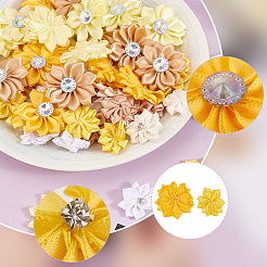 80 Stück 8 Stile handgefertigtes Kostümzubehör aus Polyester&nbsp;DIY-WR0004-28