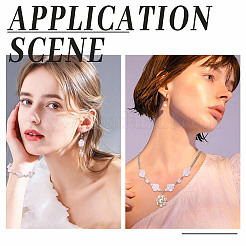 100 шт. Прозрачные стеклянные бусины&nbsp;GLAA-DR0001-04A