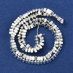 Fili di perline di ematite sintetica non magnetica elettrolitica&nbsp;G-U003-03