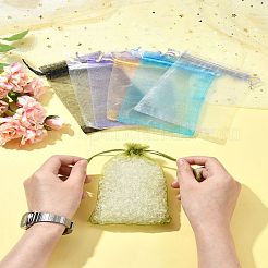 50 шт. мешочки из органзы для хранения ювелирных изделий&nbsp;OP-FS0001-05A
