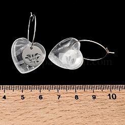 Boucles d'oreilles créoles pour femmes&nbsp;EJEW-G475-02P