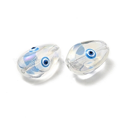 Прозрачные стеклянные бусины&nbsp;GLAA-F121-08C