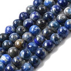 Нитки бусины из натурального ляписа-лазури&nbsp;G-G344-A09-6mm