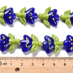 Бусы лэмпворк ручной работы&nbsp;LAMP-A005-03C