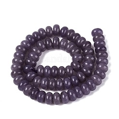 Hilos de abalorios de jade blanco natural&nbsp;G-Q613-01F-26