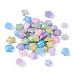 50шт 25 стиля непрозрачные кабошоны из смолы&nbsp;CRES-BT0001-04