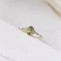 Anillos de dedo de aleación y rhinestone para mujer&nbsp;WG93AC7-01