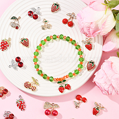 40 шт. 20 подвески из сплава клубники и вишни&nbsp;FIND-SC0019-91