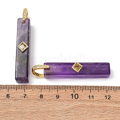 Natürlichen Amethyst Edelsteinanhänger&nbsp;GG-CBA51ED-01G-03