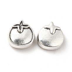 Сплавочные овальные бусины тибетского стиля  PALLOY-M198-01AS