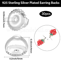 30 шт. Латунные гайки для ушей&nbsp;KK-BBC0019-92S