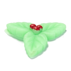Jouet anti-stress en forme de feuille sur le thème de Noël&nbsp;AJEW-P085-11