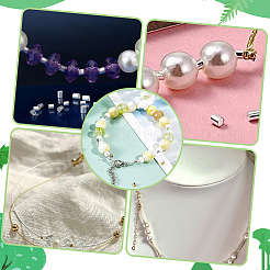 120 шт. 925 бусины-обжимки из стерлингового серебра&nbsp;STER-BC0001-88