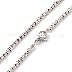 Collier pendentif tête de mort en alliage avec étoile et chaînes en acier inoxydable 201&nbsp;NJEW-E016-11AS