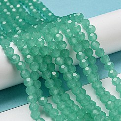 Подставки для стеклянных бусин с имитацией нефрита&nbsp;LS-EGLA-A035-J6mm-D10