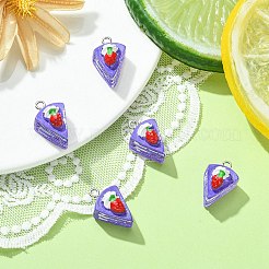 Непрозрачные подвески из искусственной смолы&nbsp;CRES-YW0001-10B