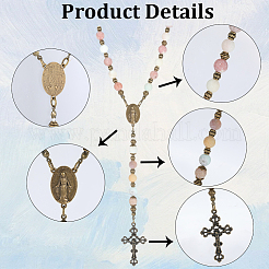 Kits para hacer collares de rosario&nbsp;DIY-SC0031-46