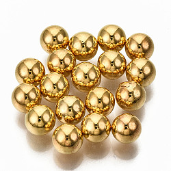 Ccb Kunststoff-Perlen, kein Loch / ungekratzt, Runde, golden, 6 mm, ca. 3800 Stk. / 500 g