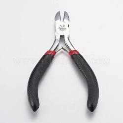 Carbon Steel Jewelry Pliers, 4.3 inch Side Cutting Pliers, Side Cutter, Polishing, Platinum, 11cm