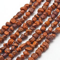 Natural Elephant Skin Jasper/Miriam Stone/Calligraphy Stone Beads Strands, Dyed, Nuggets, 3~5x3~5x3~8mm, Hole: 1mm, about 85~90pcs/strand, 15.7 inch(40cm)