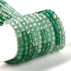 Natural Green Onyx Agate Beads Strands, Faceted, Square, Grade AA, 2.5~3x2.5~3x2.5~3mm, Hole: 0.7mm, about 148~149pcs/strand, 15.35''~15.47''(39~39.3cm)