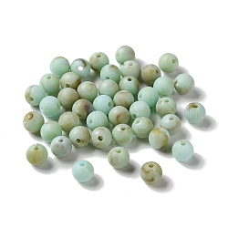 Acryl-Perlen, Nachahmung Edelstein, Runde, Aquamarin, 8 mm, Bohrung: 1.8 mm