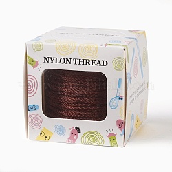 Nylon Thread, Saddle Brown, 1.0mm, about 49.21 yards(45m)/roll