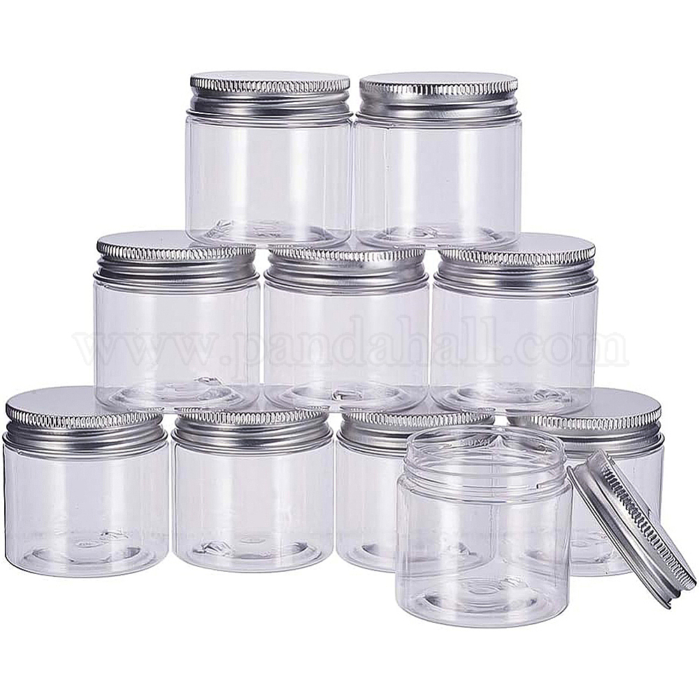 Wholesale BENECREAT 20 Pack 1oz/30ml Column Plastic Clear Storage ...