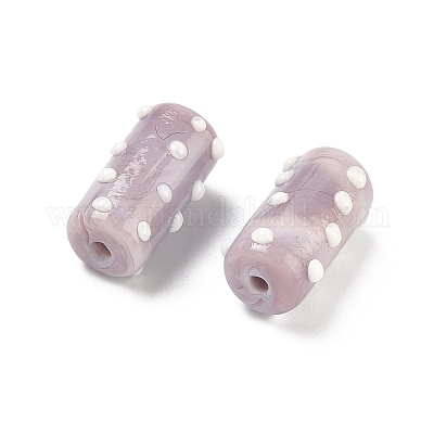 Perline irregolari fatte a mano in lampwork&nbsp;LAMP-G170-01B-1