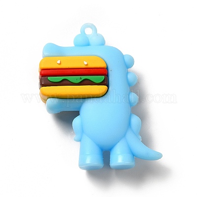 Динозавр с подвесками из пвх в форме гамбургера KY-E012-03D-1
