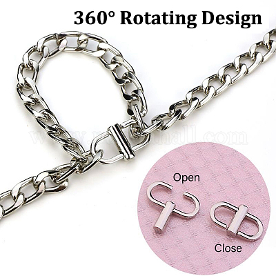 18 шт. 6-х цветные регулируемые пряжки из сплава&nbsp;FIND-FH0008-36-1