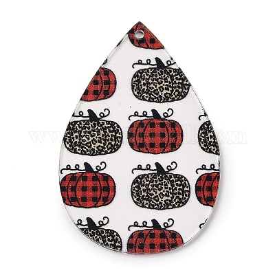 Подвески из прозрачного акрила с принтом FIND-K017-16A-1