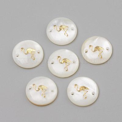 Соединители звеньев пресноводной раковины SHEL-Q009-G-1