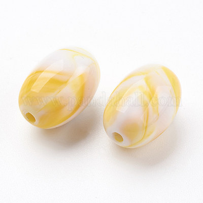 Акриловые бусины&nbsp;MACR-E025-32G-12x17mm-1